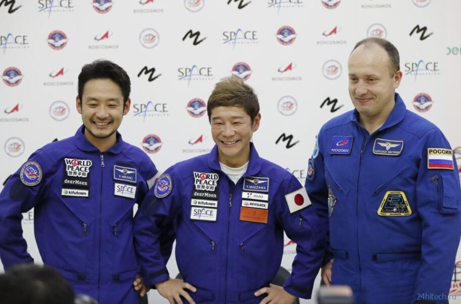 «Роскосмос» доставил в космос японского миллиардера с пакетом еды от Uber 