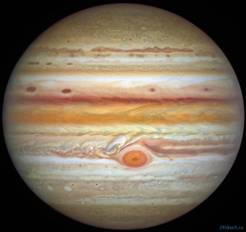 Телескоп «Хаббл» поделился новыми фотографиями Юпитера, Сатурна, Урана и Нептуна 