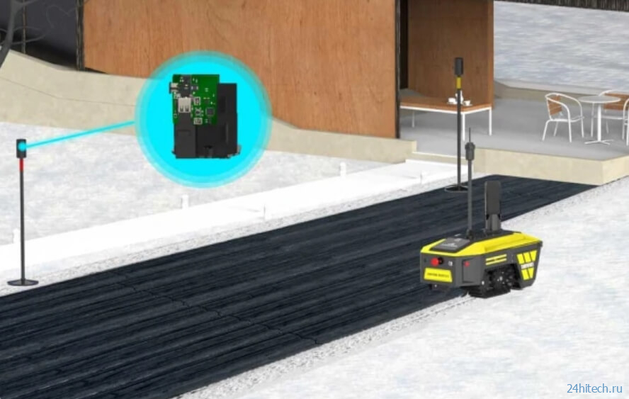 Создан робот для автоматической очистки снега на больших территориях 