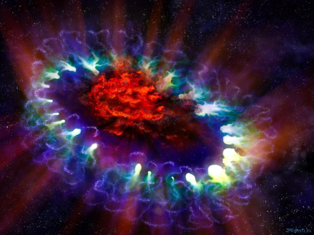 Ученые зафиксировали самый мощный космический взрыв со времен Большого взрыва