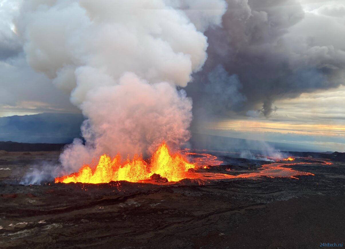 Извержение самого большого вулкана Мауна-Лоа в 2022 году: как это выглядит на фотографиях