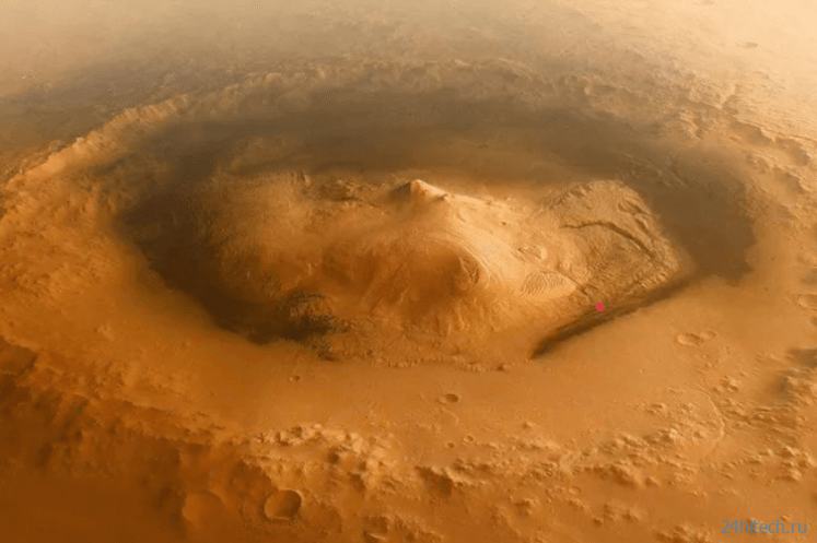 Марсоход Кьюриосити обнаружил следы древнего озера на Марсе