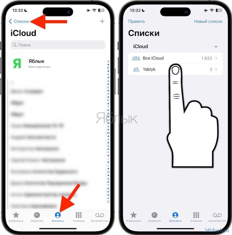Как на iPhone отправлять iMessage (SMS) или E-mail группе контактов