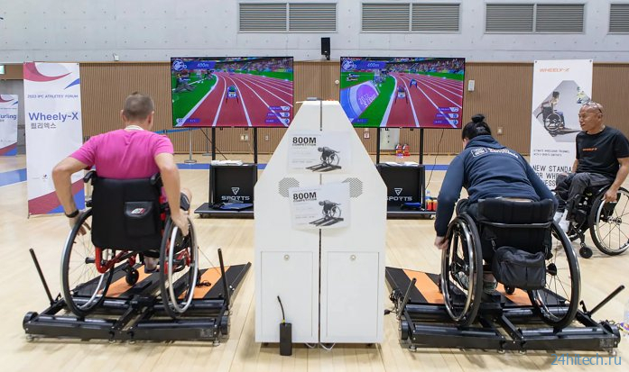 Устройство Wheely-X позволит устраивать соревнования на инвалидных колясках, не выходя из дома