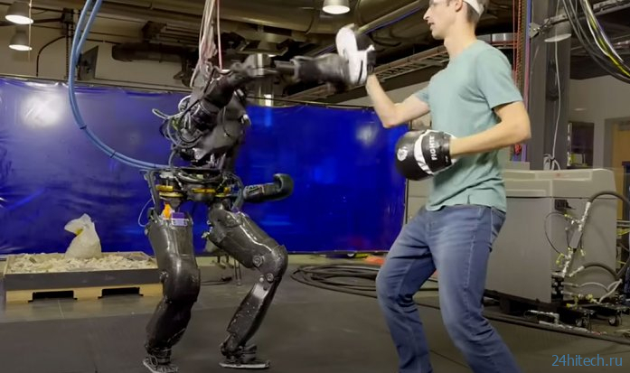 Самый продвинутый робот-аватар в мире учится боксировать с человеком