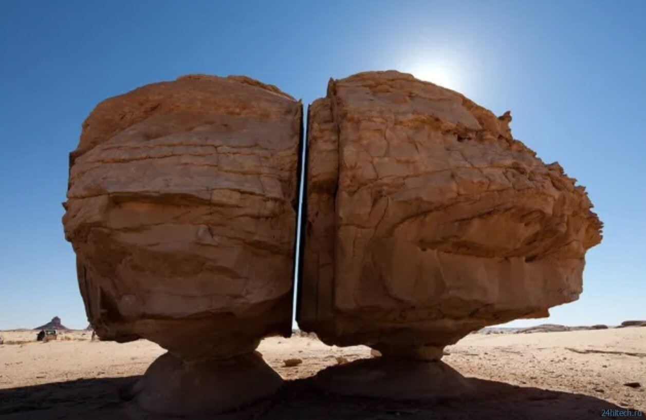 Тайна Аль-Наслаа: кто идеально разрезал скалу посреди пустыни?