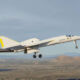 Сверхзвуковой коммерческий самолет следующего поколения совершил свой первый испытательный полет