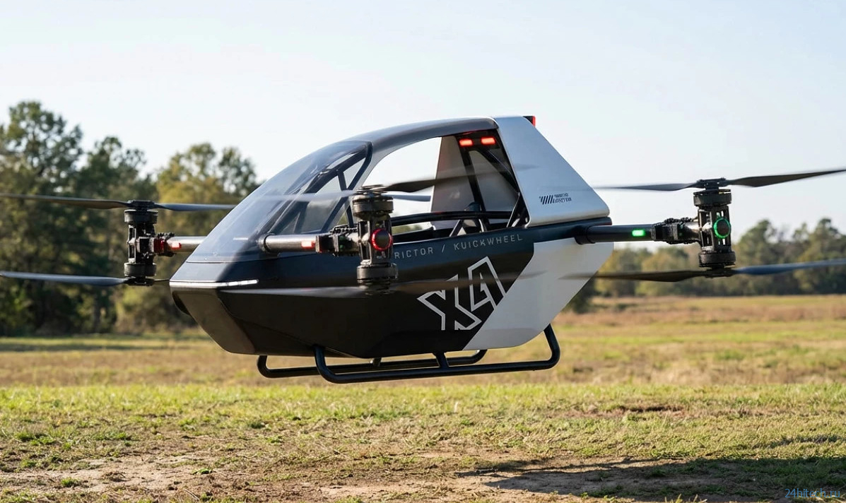 Китайский персональный электролет X4 поступит в продажу в этом году по цене всего $40000 Китайский персональный электролет X4 поступит в продажу в этом году по цене всего $40000