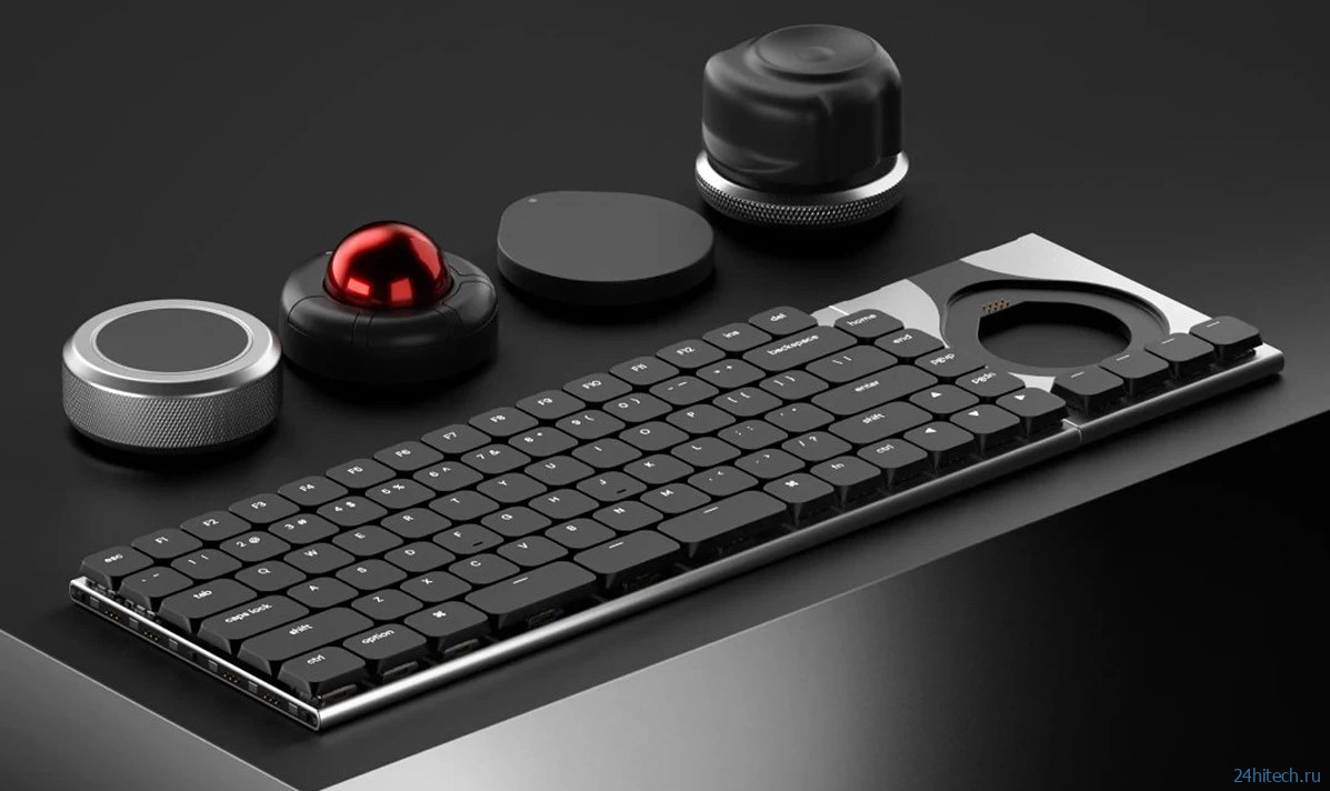 Футуристичную клавиатуру Naya Connect можно расширять модулями под самые разные задачи Футуристичную клавиатуру Naya Connect можно расширять модулями под самые разные задачи