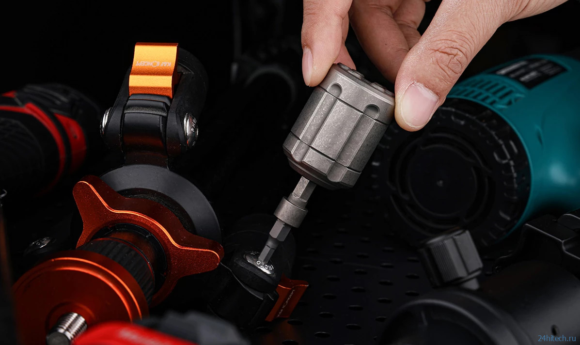 IdealSpark представила титановую отвертку в виде револьверного барабана IdealSpark представила титановую отвертку в виде револьверного барабана