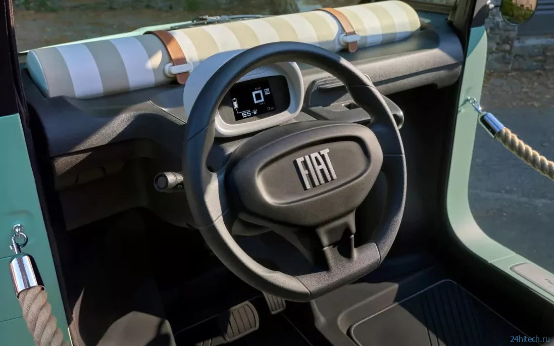 Очаровательный микрокар Fiat Topolino выходит на дороги Очаровательный микрокар Fiat Topolino выходит на дороги